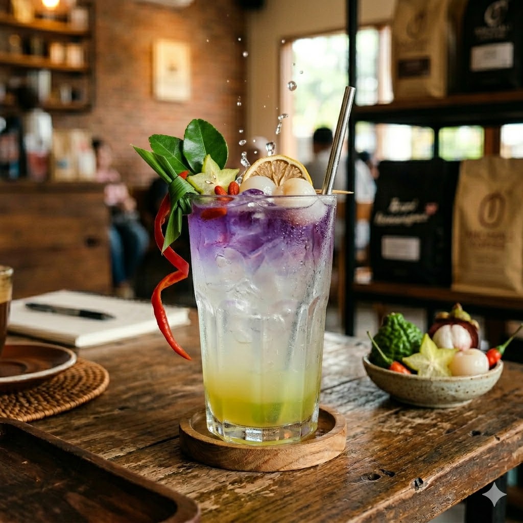 Exotic Lemon Splash dengan lemon soda segar